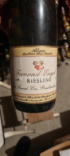 Alsace Riesling Grand Cru Fernand Engel Grand Cru Praelatenberg 2000
