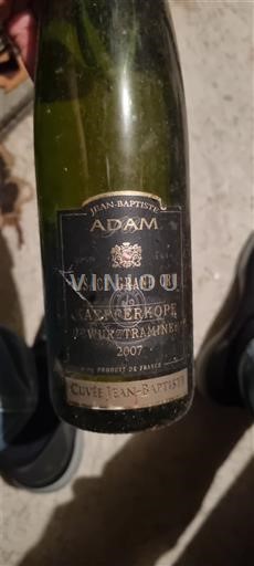 Alsace Gewurztraminer Grand Cru Jean-Baptiste Adam Jean-Baptiste 2007