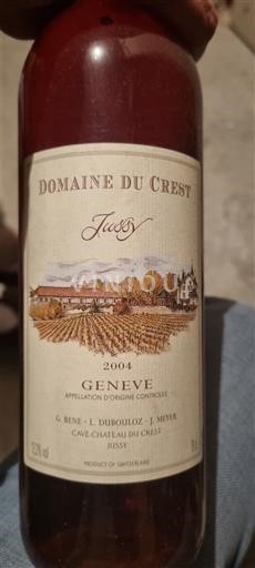Ženeva Ženeva AOC Domaine Crest Jussy 2004