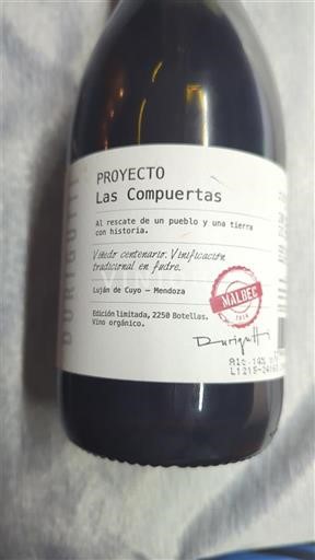 Mendoza Không được chỉ định Durigutti Proyecto Las Compuertas 2021