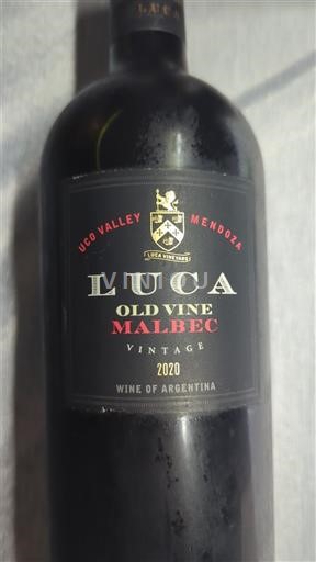 Mendoza Non specificato Luca Old Vine Malbec 2020