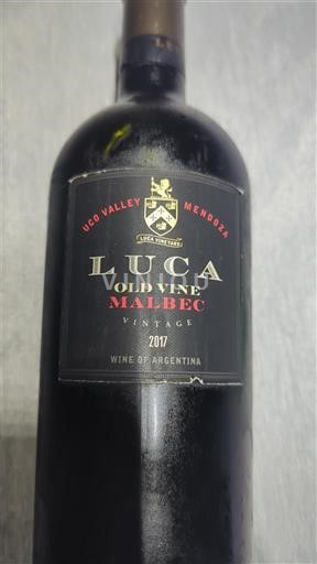 Mendoza Non specificato Luca Old Vine Malbec 2017