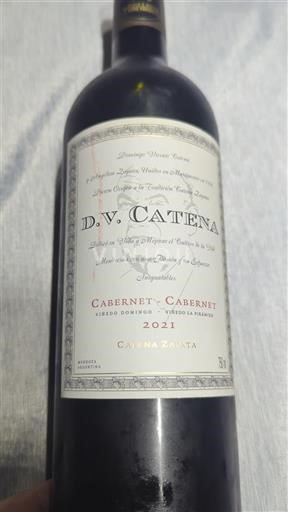 Mendoza Catena D.V. Catena Cabernet-Cabernet 2021