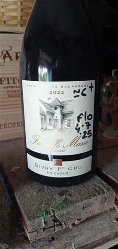 Borgogna Givry Premier Cru Famille Masse En Choué 2022