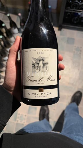 Burgundi Givry Premier Cru Famille Masse En Choué 2022