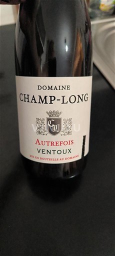 Rhônen laakso Ventoux Domaine Champ-Long Autrefois Ei vuosikertaa