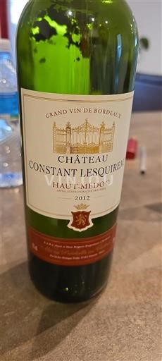 Bordeaux Haut-Médoc Château Constant Lesquern 2012