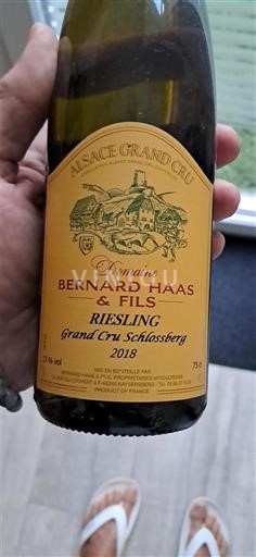 Alsace Không được chỉ định Grand Cru Domaine Bernard Haas & Fils Grand Cru Schlossberg 2018