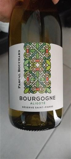 Burgundsko Bourgogne-aligoté Pascal Bouchard Réserve Saint-Pierre Neročník