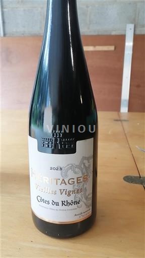Rhône-dalen Côtes-du-Rhône Vieilles Vignes Héritages 2023