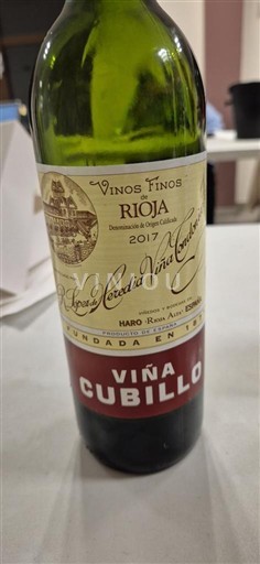 La Rioja rioja López de Heredia Viña Tondonia Viña Cubillo 2017