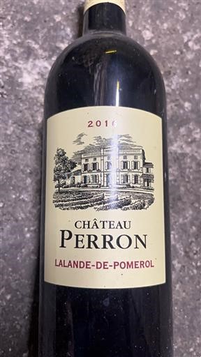 Bordeaux Lalande-de-Pomerol AOP / AOC Château Perron 2016
