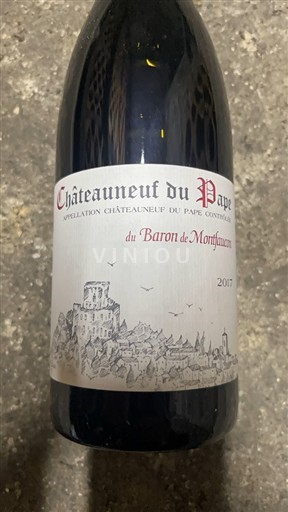 Vallée du Rhône Châteauneuf-du-pape Baron de Montfaucon 2017