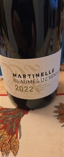 Valea Ronului Beaumes de Venise Martinelle 2022
