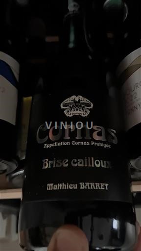 Rhône-dalen Cornas Matthieu Barret Brise Cailloux 2021