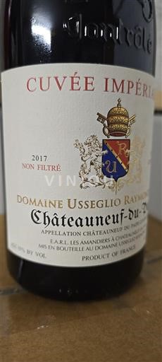 Rhône Valley Châteauneuf-du-Pape Domaine Raymond Usseglio & Fils Imperiale 2017