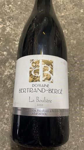Languedoque Fitou Domaine Bertrand-Bergé La Boulière 2016