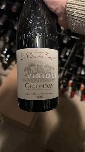 Rona dolina Gigondas Le Clos des Cazaux La Tour Sarrasine 2018