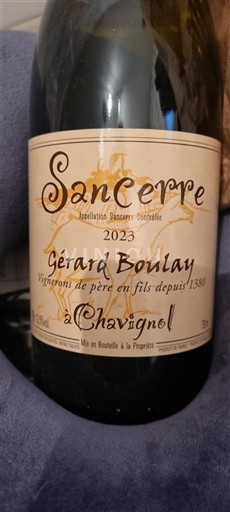 Loire Valley Sancerre AOP / AOC Gérard Boulay 2023