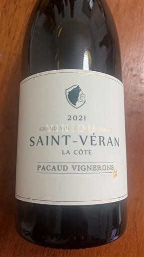 Borgoña Saint-Véran Domaine Pacaud La Côte 2021