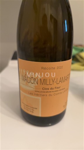 Burgundi Mâcon ja Mâcon-kylät Les Héritiers du Comte Lafon Clos du Four 2022