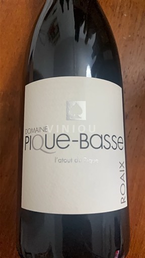 Rhônen laakso Côtes-du-rhône-villages Domaine Pique-Basse L'Atout du Pique blanc 2019