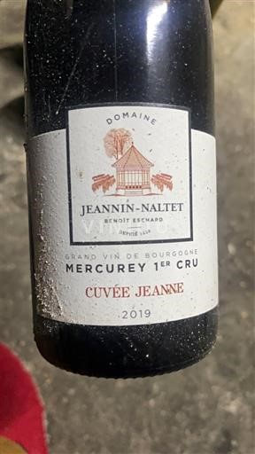 Burgundija Mercurey Premier Cru Domaine Jeannin-Naltet Jeanne 2019