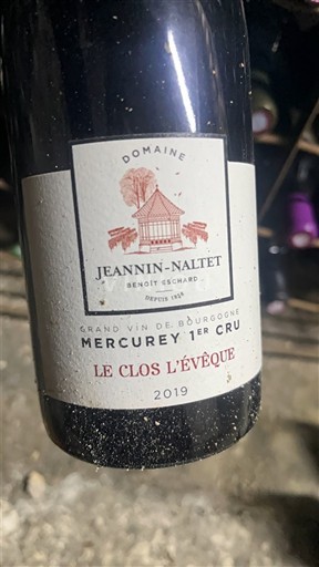 Burgundija Mercurey Premier Cru Domaine Jeannin-Naltet Le Clos L'Évêque 2019