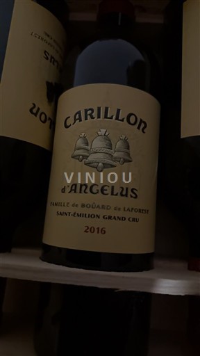 Bordeaux Saint-Émilion Grand Cru Grand Cru Château Angélus Carillon d'Angélus 2016