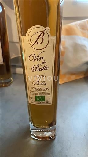 Jura Côtes-du-jura Badoz Vin de Paille 2019