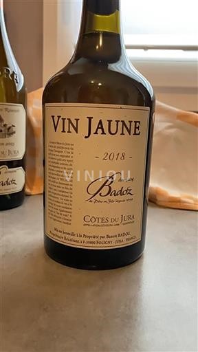 Jura Côtes-du-jura Badoz Vin Jaune 2018