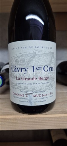 Bourgogne Ikke specificeret Premier Cru Domaine Thénardaux Jean et Fils La Grande Berge 2022