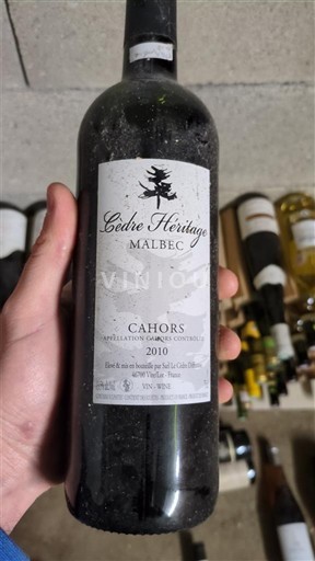 Jugozahod Cahors Le Cèdre Héritage 2010