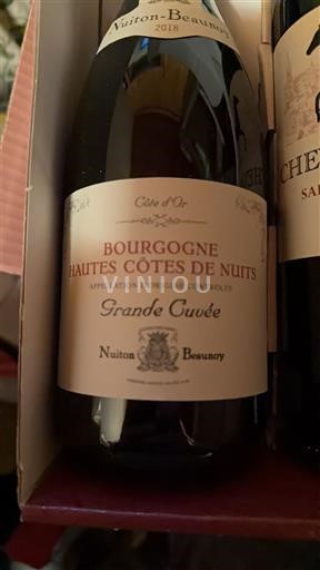 Burgundsko Nespecifikováno Nuiton-Beaunoy Grande 2018