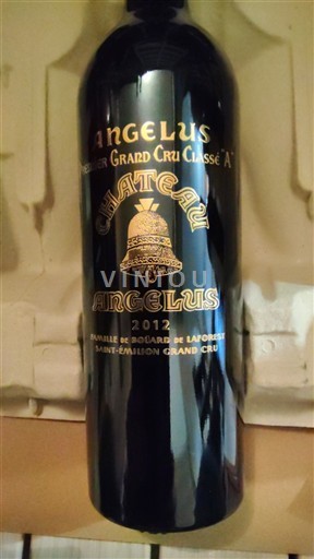 Bordeaux Saint-Émilion Grand Cru Château Angélus 2012