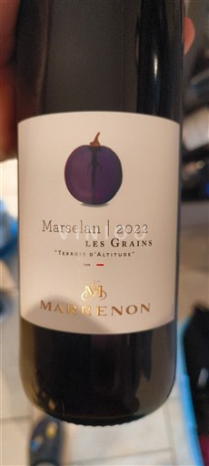 Provence, Lower Rhône Valley, Corsica Mediterranean Marrenon LES GRAINS 2022