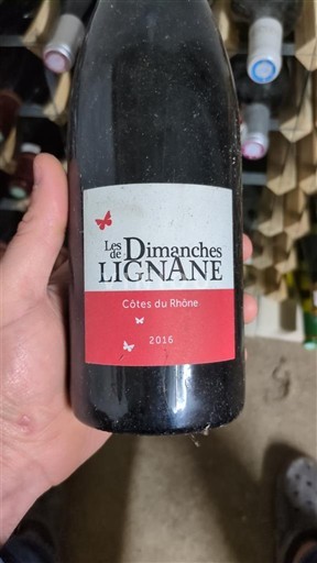 Rhônedalen Côtes du Rhône Lignane Les Dimanches de Lignane 2016
