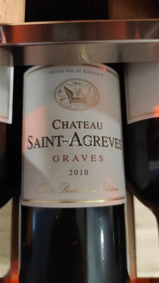 Bordeaux Graves Château Saint-Agreves 2010