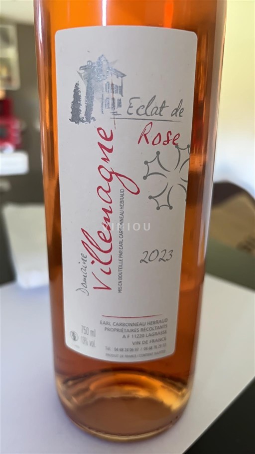 Languedoc Corbières Château Villemagne Éclat de Rose 2023
