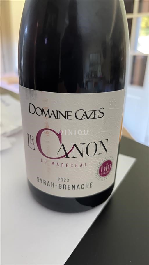 Roussillon Rivesaltes Domaine Cazes Le Canon du Maréchal 2023