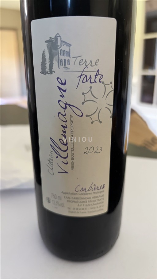 Languedoc Corbières Château Villemagne Terre Forte 2023