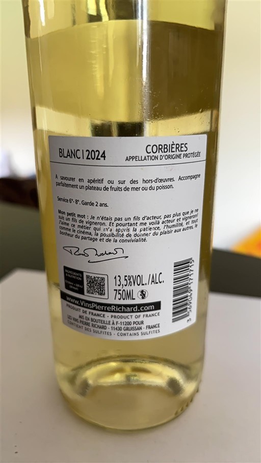 Languedoque NULL Vins Pierre Richard Le démon de l’évêque 2024