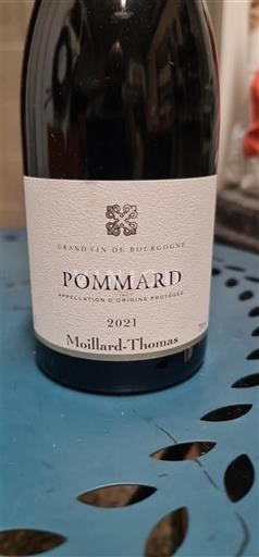 Burgundija Pommard Moillard Thomas 2021