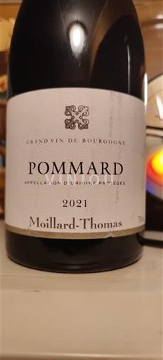 Bourgogne Pommard Moillard Thomas 2021