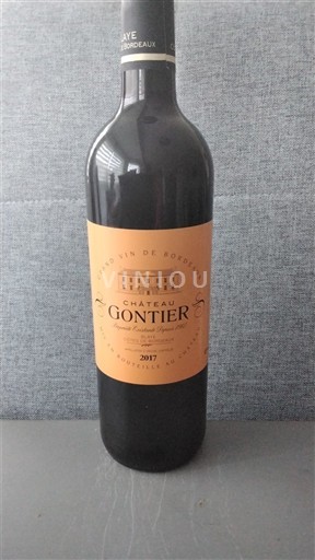 Bordeaux Blaye-côtes-de-bordeaux Château Gontier 2017