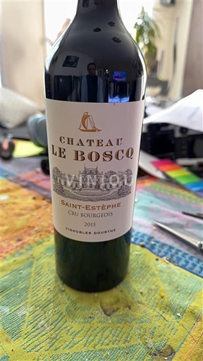 Bordeaux Saint-Estèphe Cru Bourgeois Château Le Bosco 2015