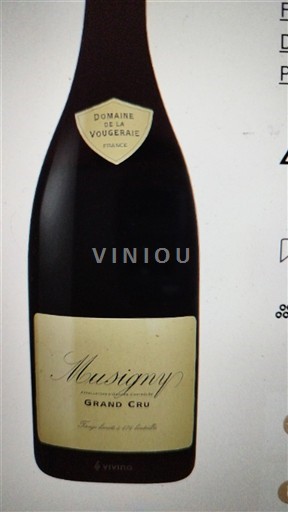 Borgogna Musigny Grand Cru Domaine La Vougeraie 2022