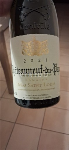 Rona dolina Châteauneuf-du-Pape Domaine Mas Saint Louis 2021