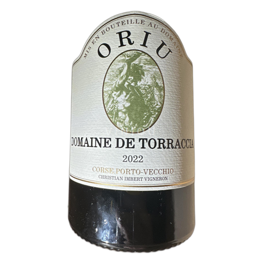 Korsika Porto-Vecchio Domaine Torraccia Oriù 2022
