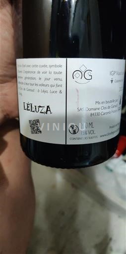 Provence, hạ lưu Rhône, Corse Vaucluse Clos de Garaud Léluza 2022